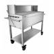 Holzkohlegrill - Profigrill aus Edelstahl Profistar - Modulbausatz